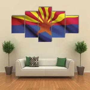 Arizona Flag Canvas Wall Art