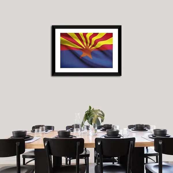 Arizona Flag Canvas Wall Art