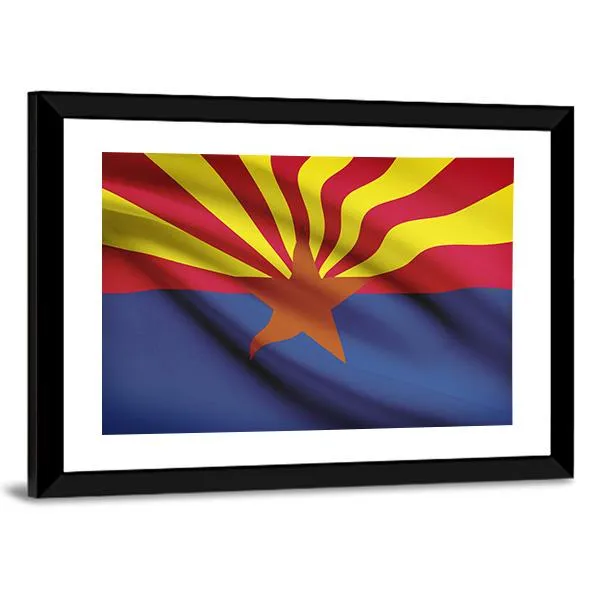 Arizona Flag Canvas Wall Art