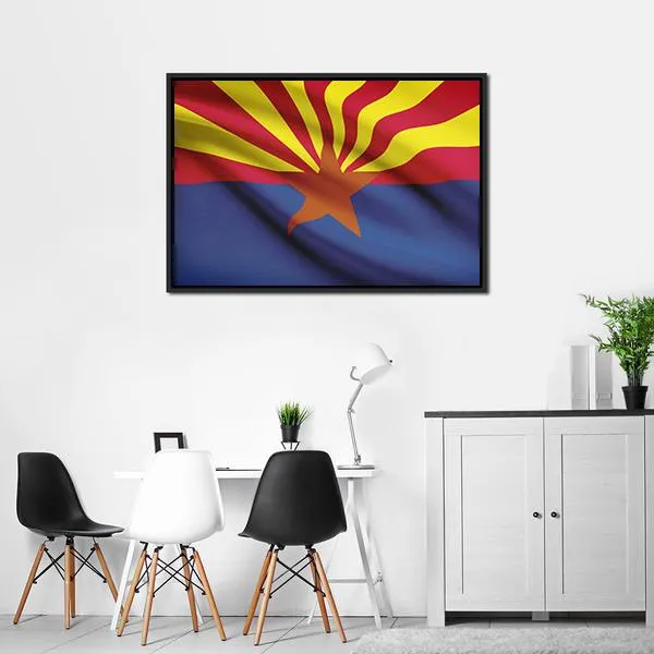 Arizona Flag Canvas Wall Art