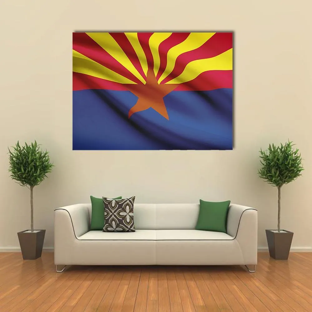 Arizona Flag Canvas Wall Art