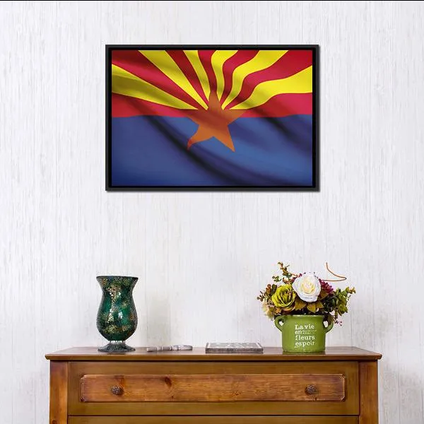 Arizona Flag Canvas Wall Art