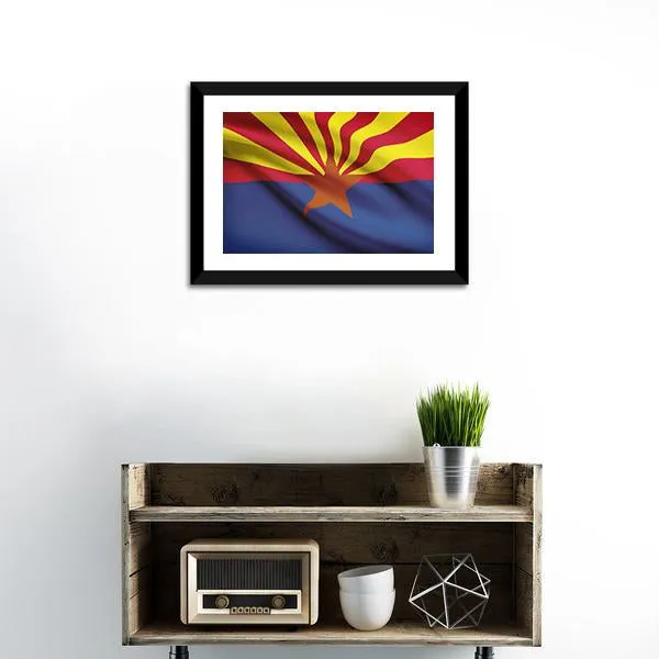 Arizona Flag Canvas Wall Art