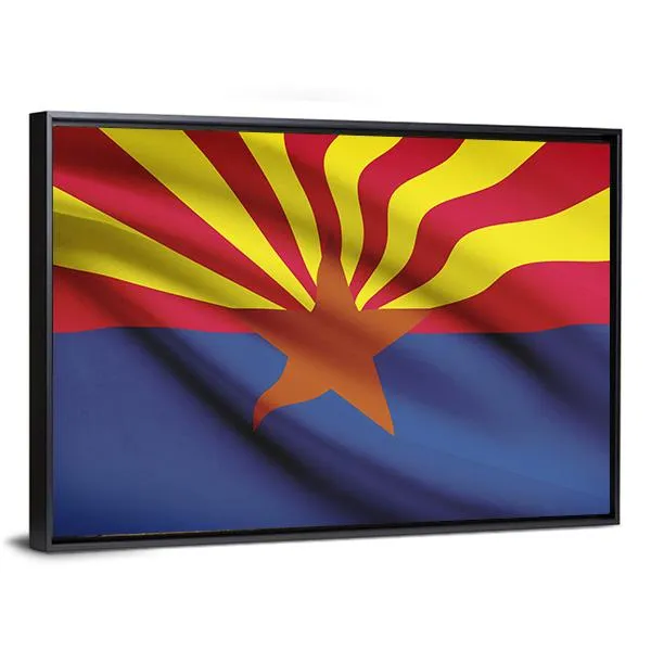 Arizona Flag Canvas Wall Art