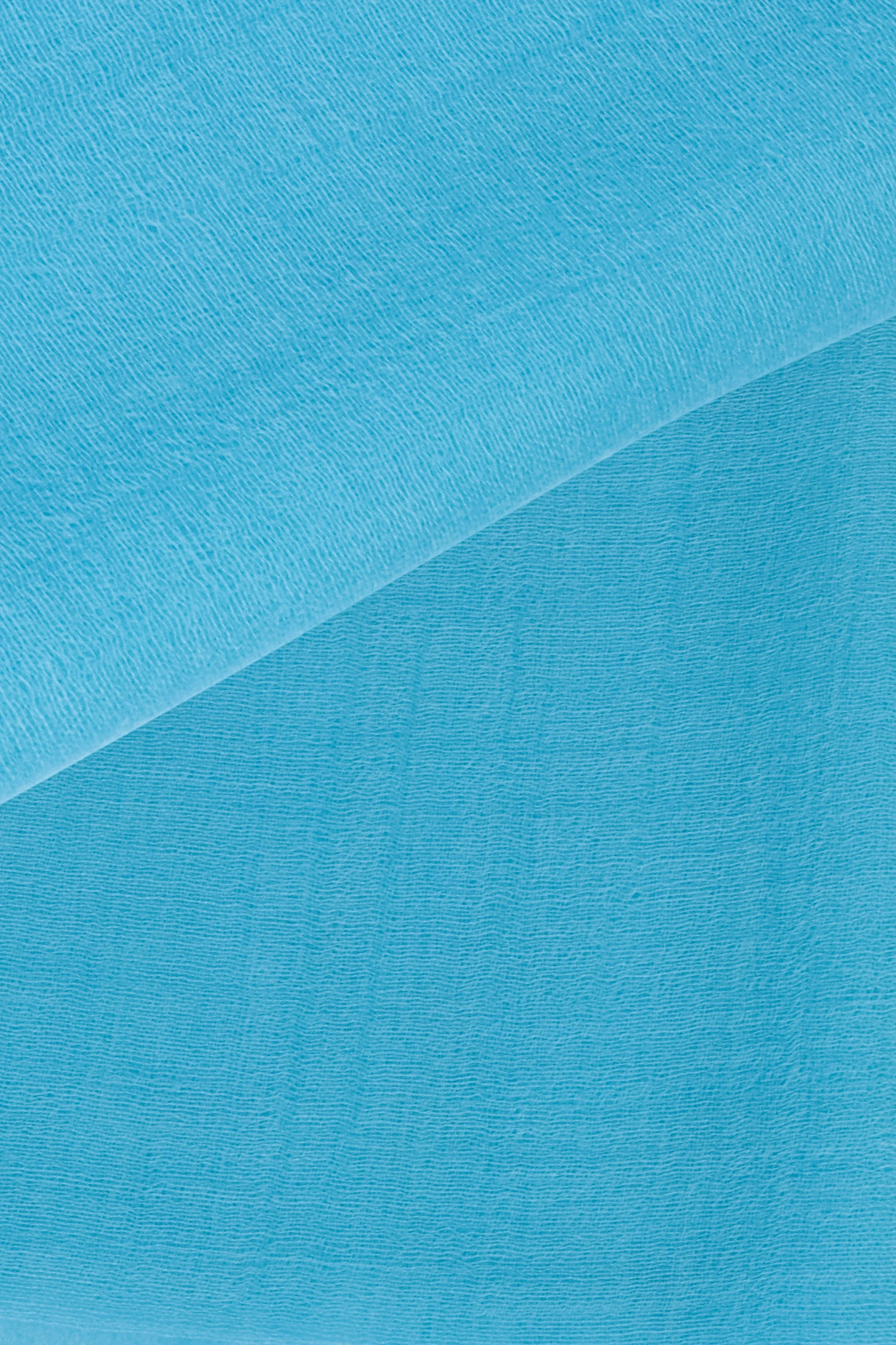 Blue Larissa Pure Cashmere Shawl 100x226cm