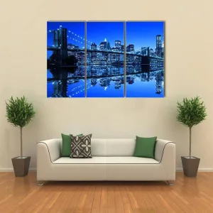 Brooklyn Bridge In NY Canvas Wall Art