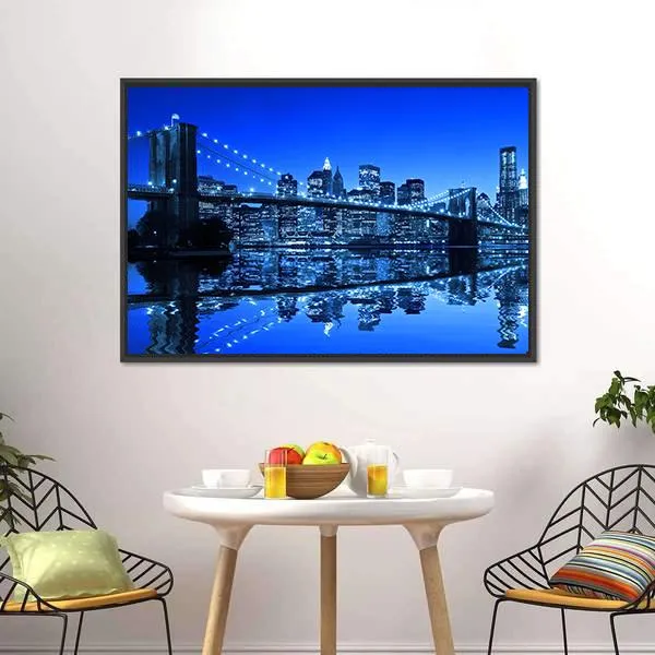 Brooklyn Bridge In NY Canvas Wall Art