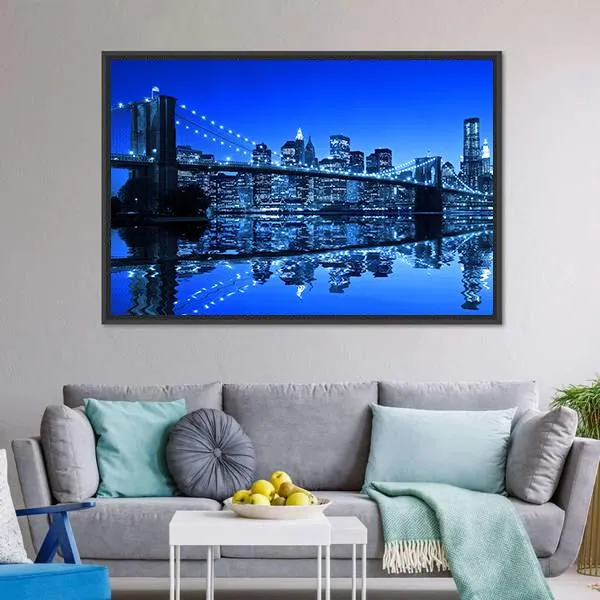 Brooklyn Bridge In NY Canvas Wall Art