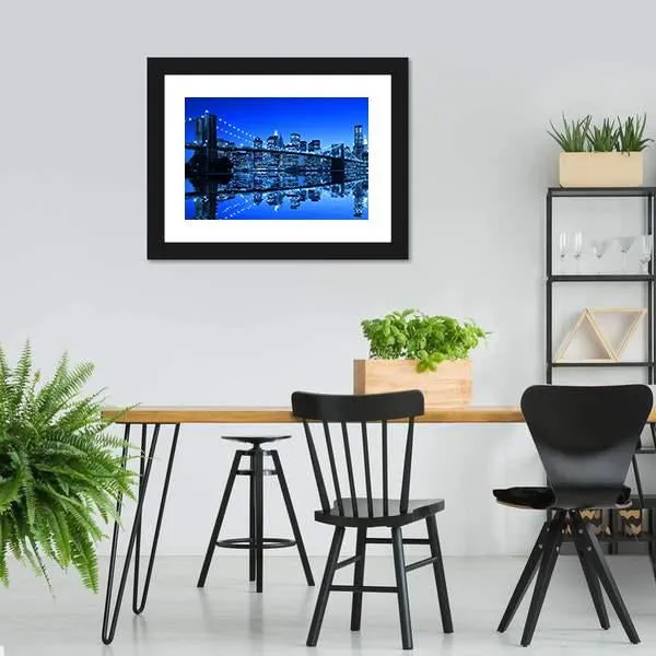 Brooklyn Bridge In NY Canvas Wall Art