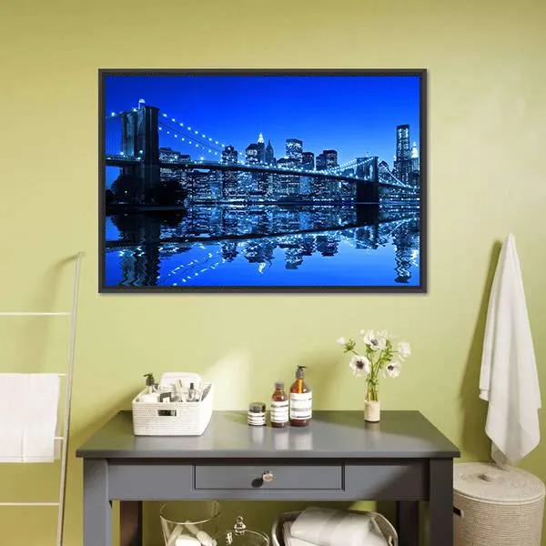 Brooklyn Bridge In NY Canvas Wall Art