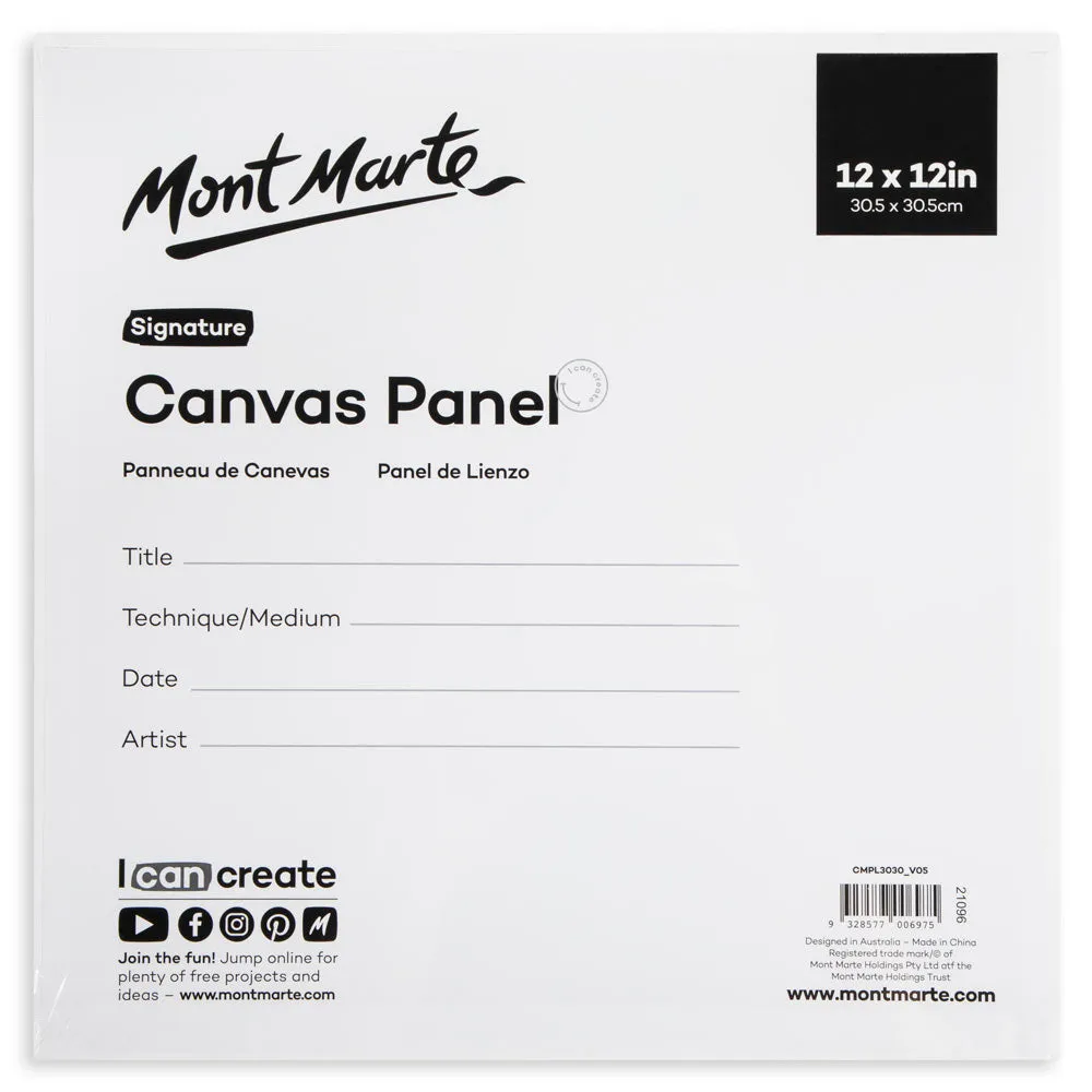 Canvas Panels Signature 2pc 30.5 x 30.5cm (12 x 12in)