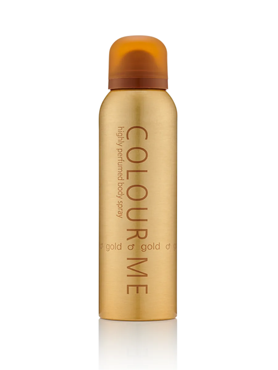 Color Me Body Spray Gold Femme Gold 150ml