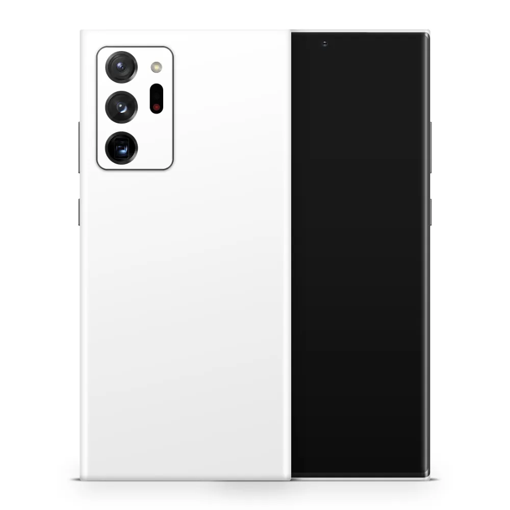 Crisp White Samsung Galaxy Note Skins