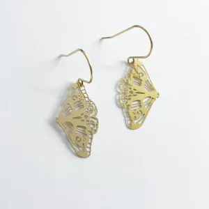 DENZ Mini Moth dangles in gold