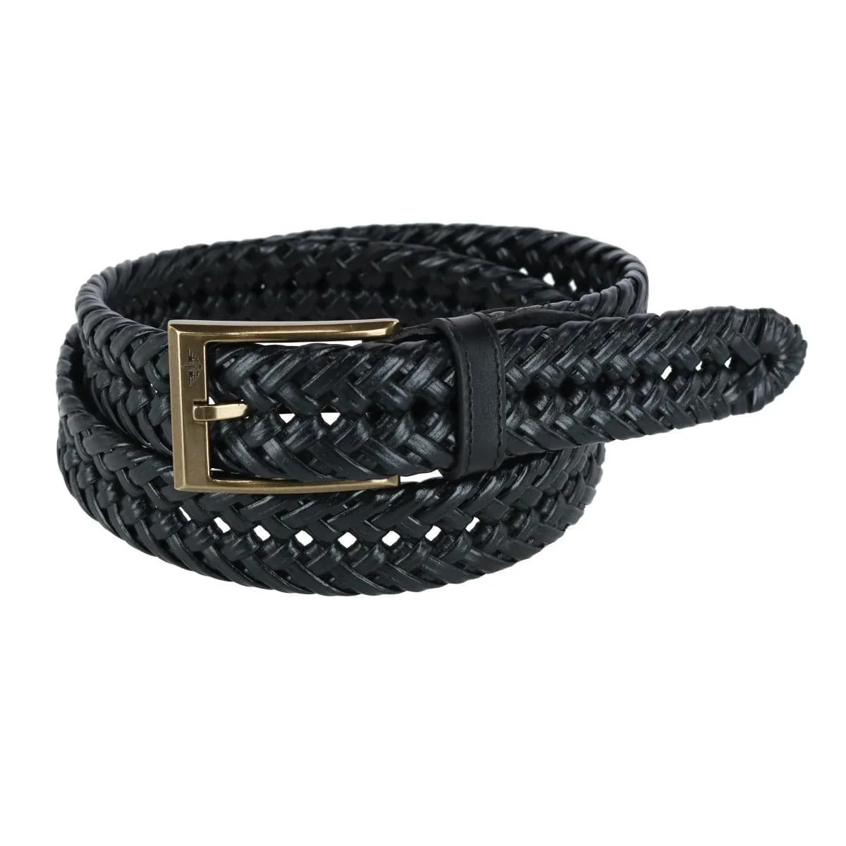 Dockers Men's Fully Adjustable Double V-Weave Braided Belt