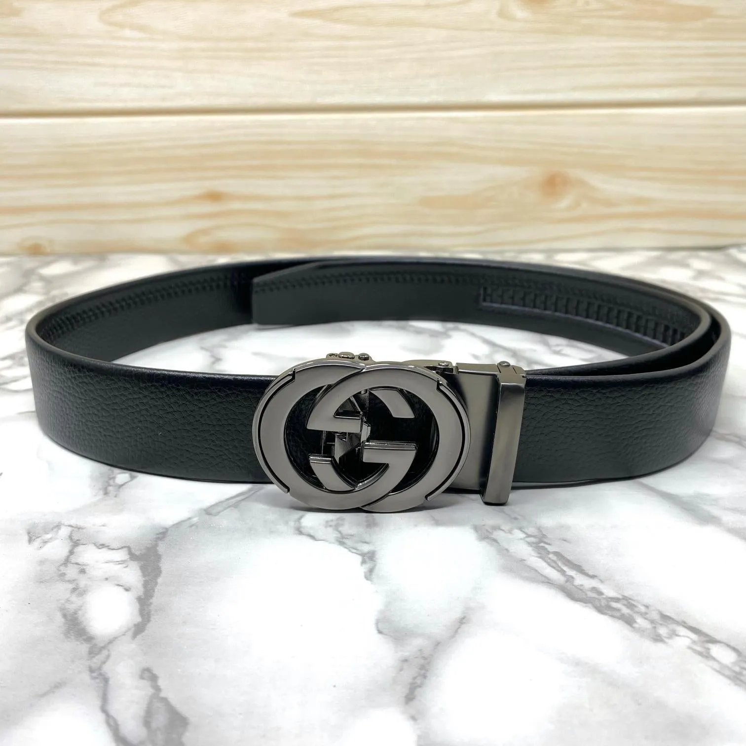 Double GG Shape High Quality Auto lock Belt For Men-JonasParamount