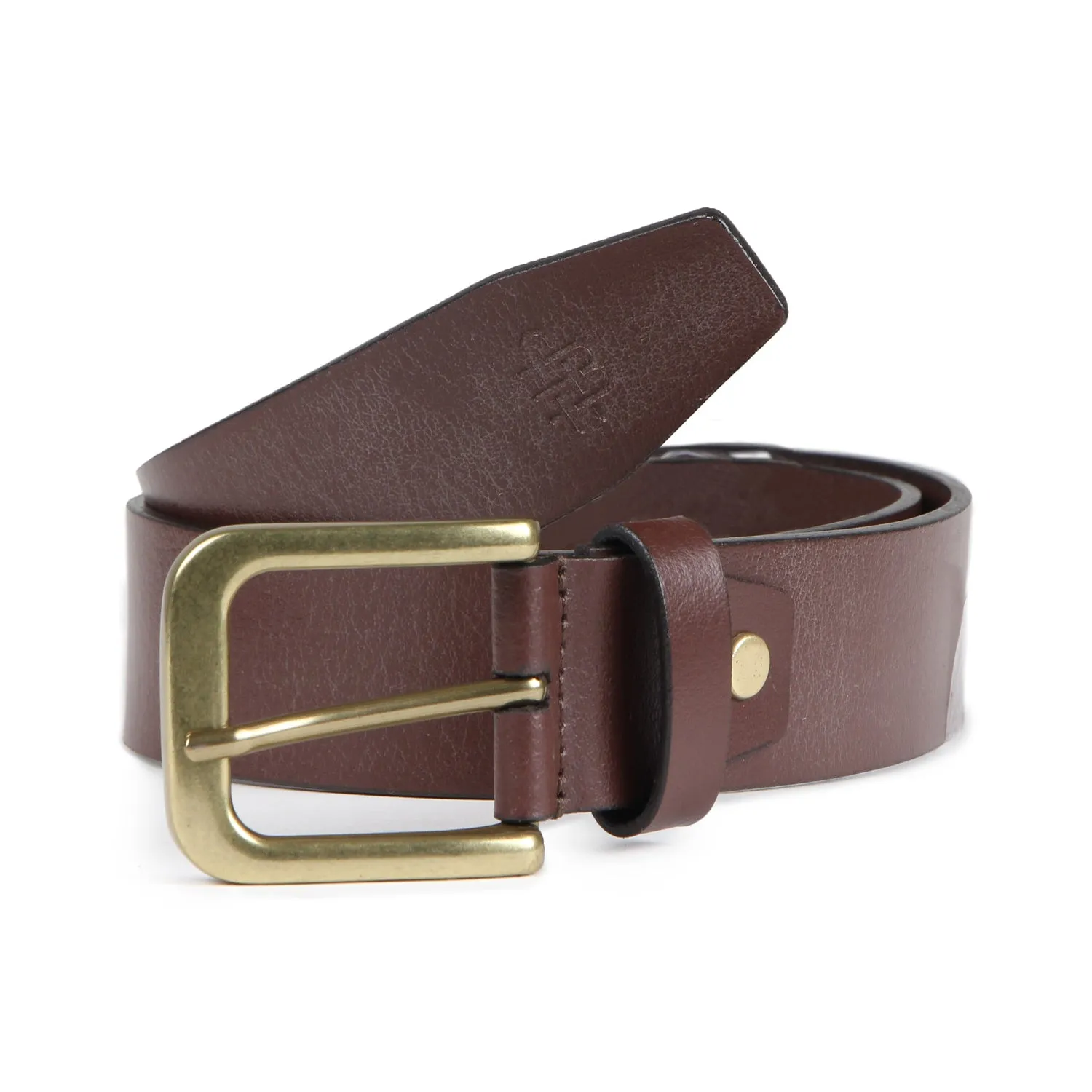 Elegant Men's Pure Leather Belt - Brown