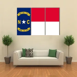 Flag Of North Carolina Canvas Wall Art