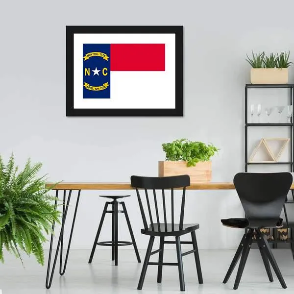 Flag Of North Carolina Canvas Wall Art