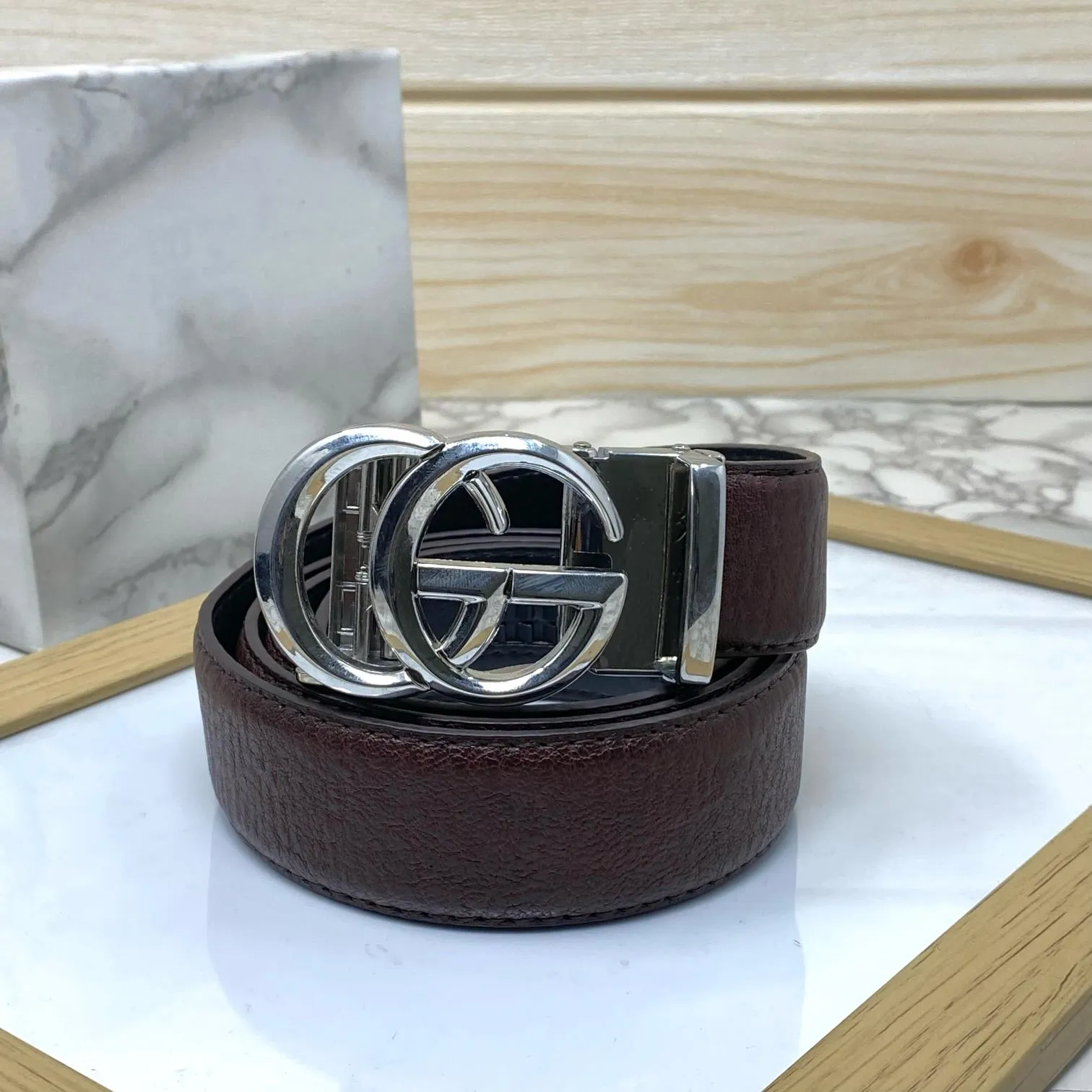 GG Design Adjustable Auto Lock Belt For Men-JonasParamount