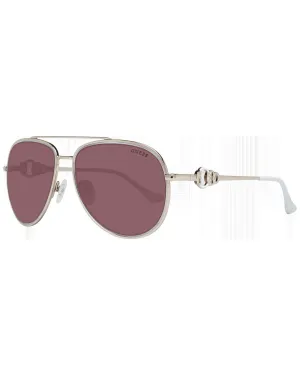 Guess GU7656 Aviator Sunglasses for Women Rose Gold