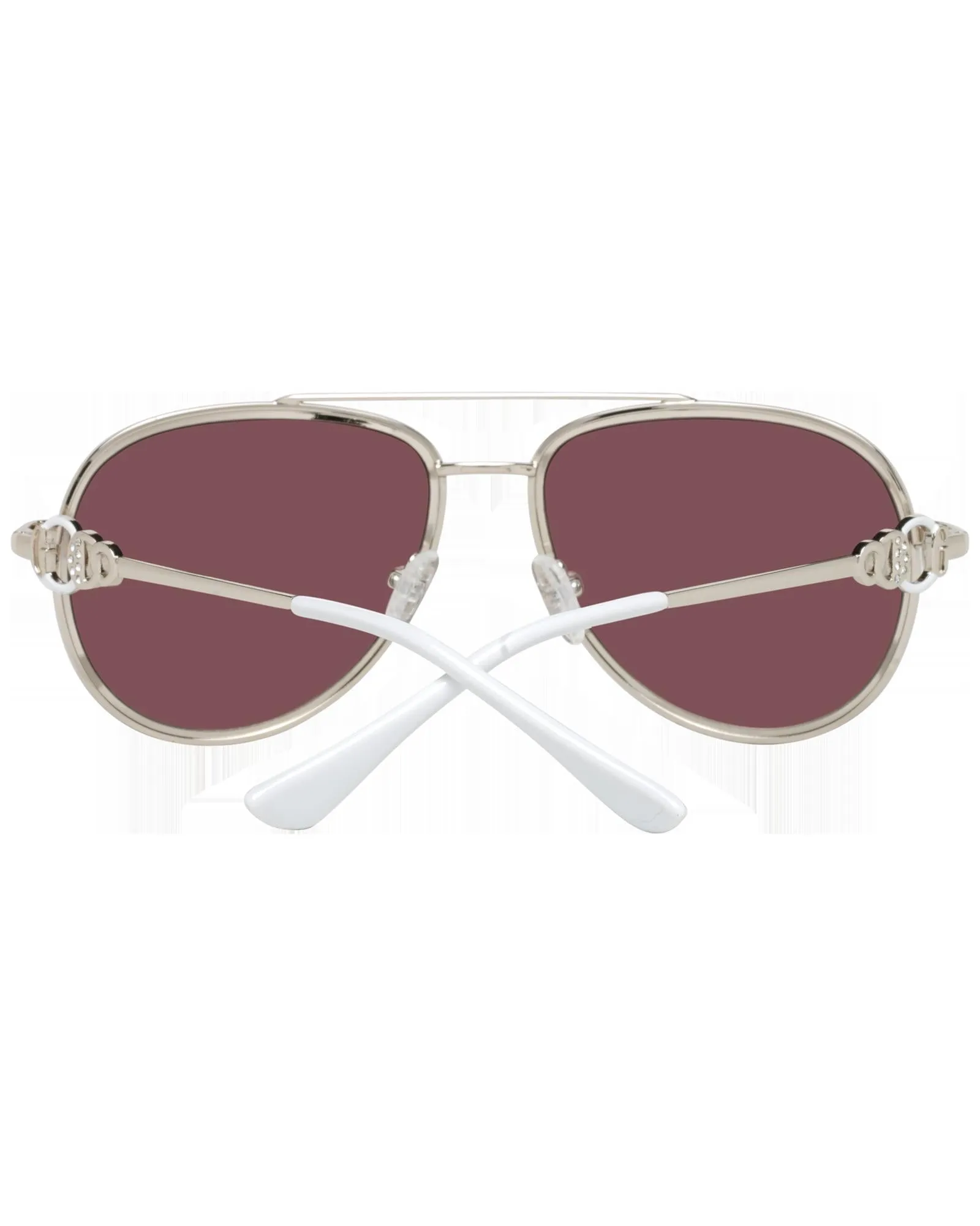 Guess GU7656 Aviator Sunglasses for Women Rose Gold