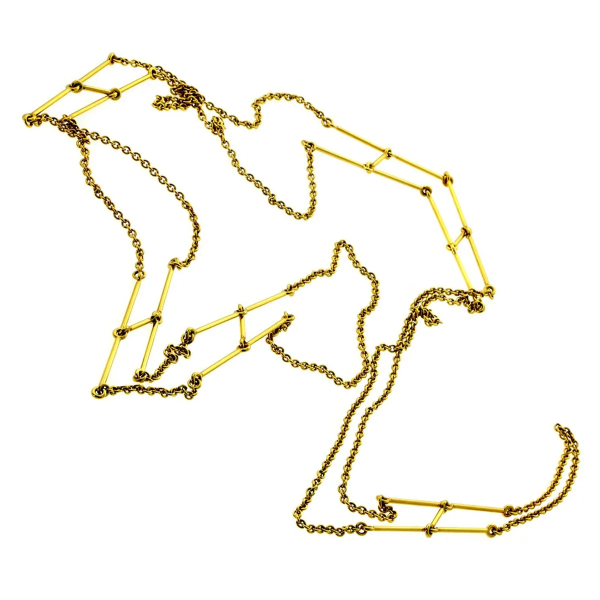 Hermes Gold Scarf Necklace