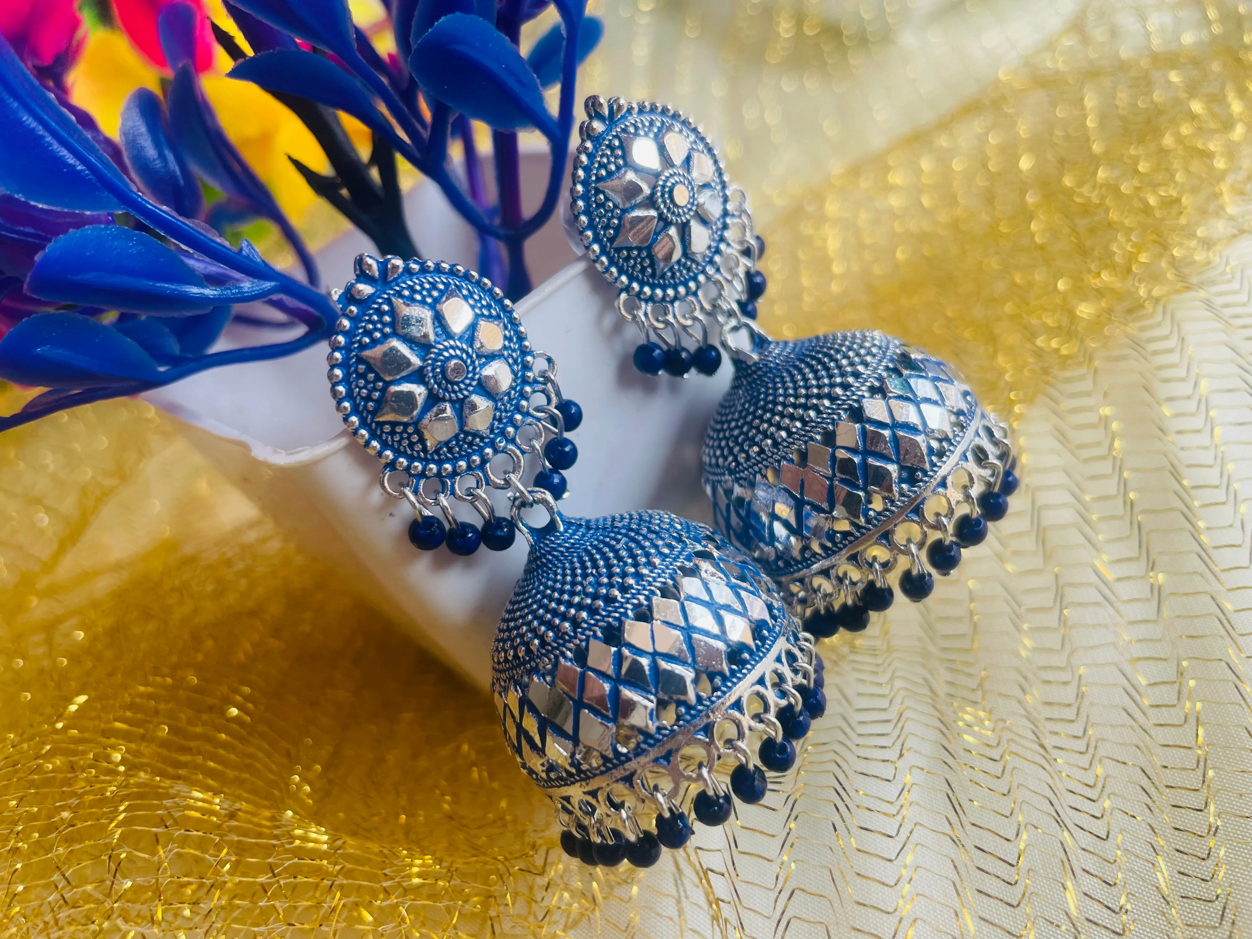 KALPANA BLUE JHUMKIS