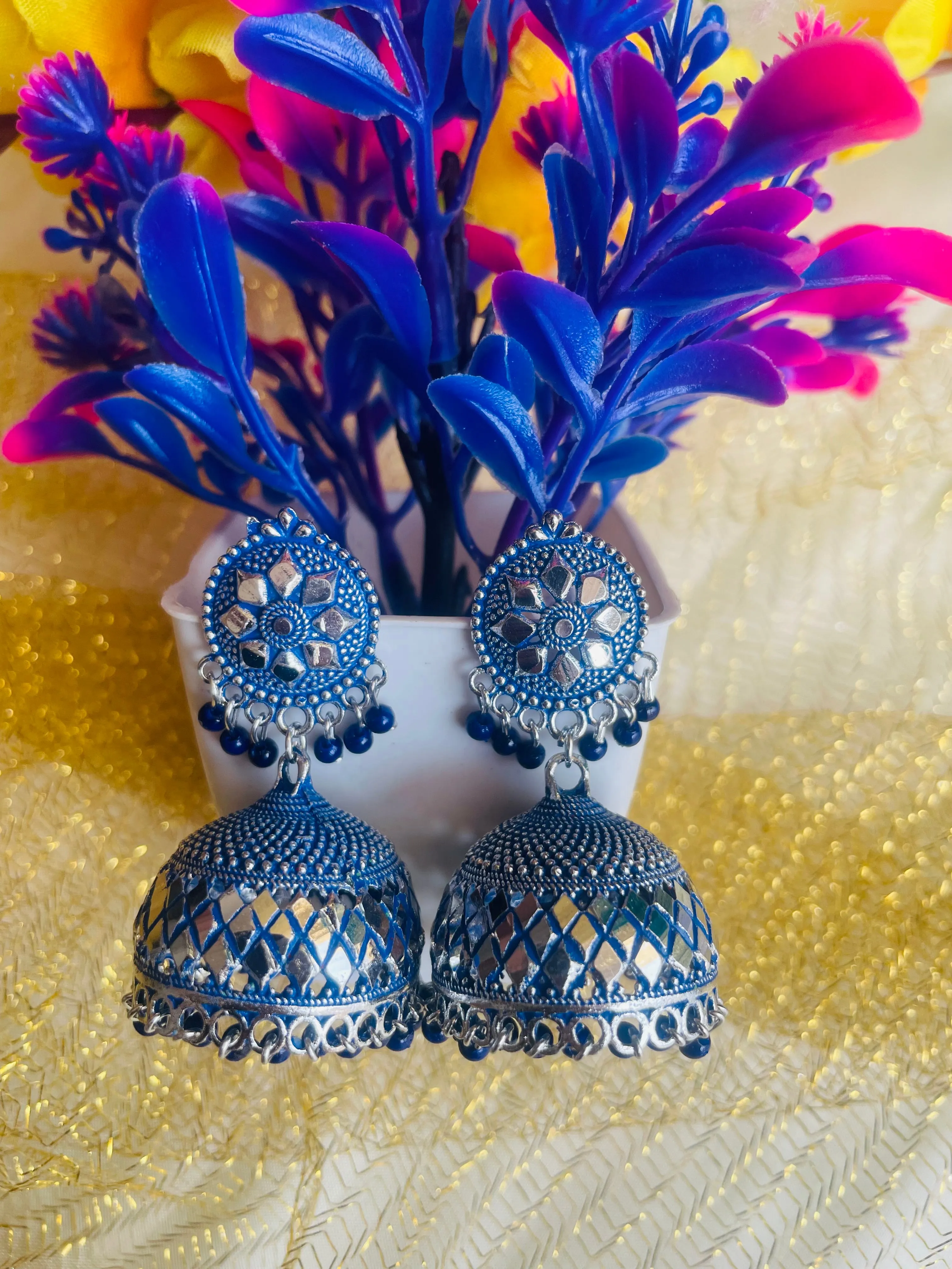 KALPANA BLUE JHUMKIS