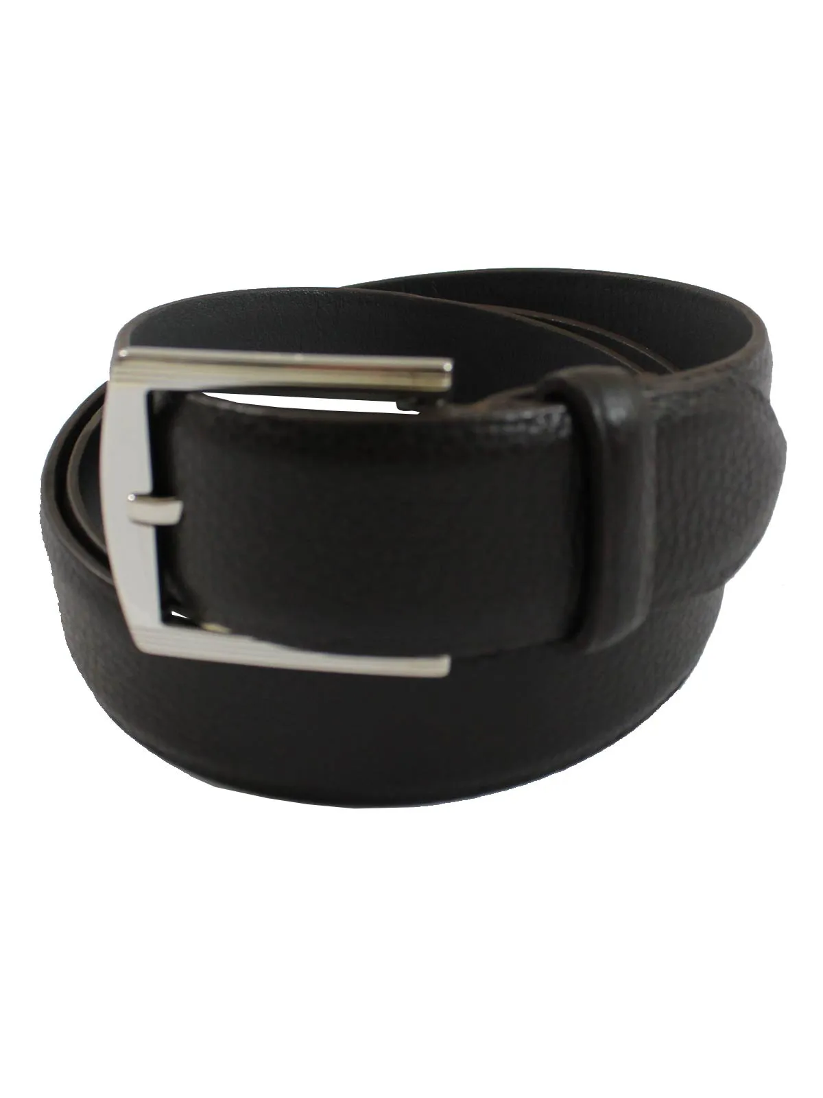 Kiton Belt Dark Brown Leather Men Belt 100 / 40 SALE