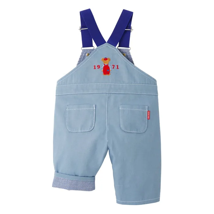 Light Blue Capri Overall