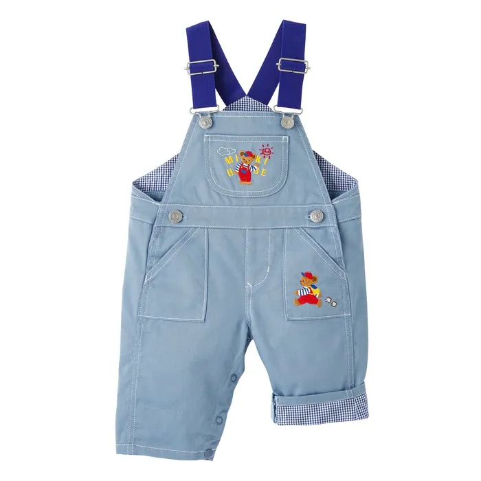 Light Blue Capri Overall