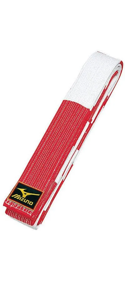 Mizuno Red & White Belt