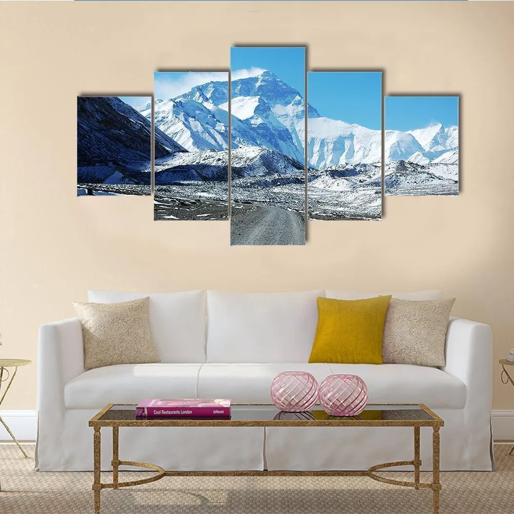 Mount Everest North Col Canvas Wall Art