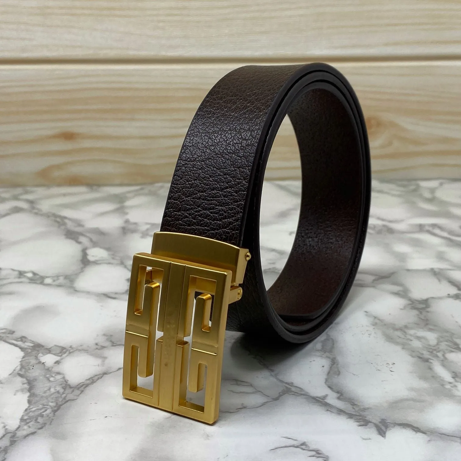 New Arrival Square Formal Leather Belt-JonasParamount