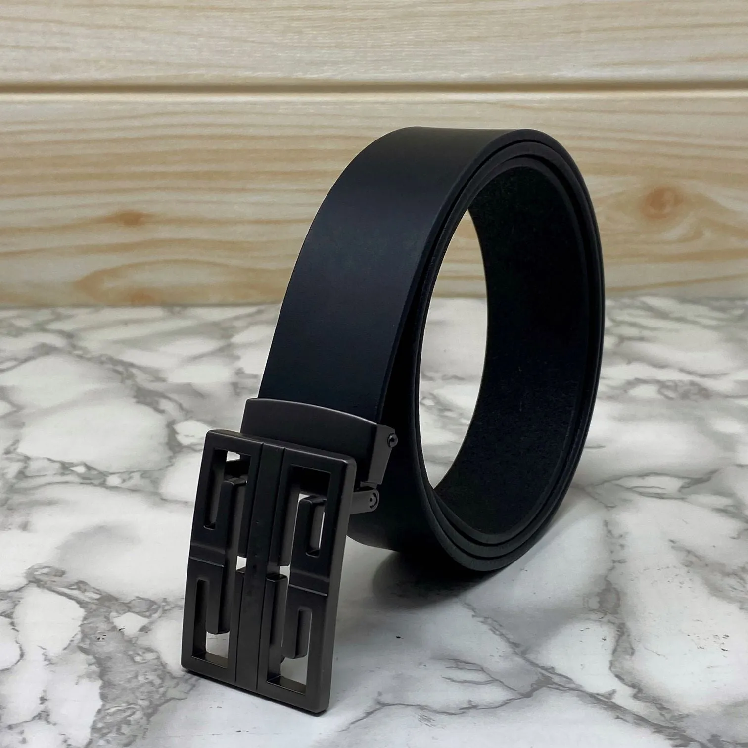 New Arrival Square Formal Leather Belt-JonasParamount