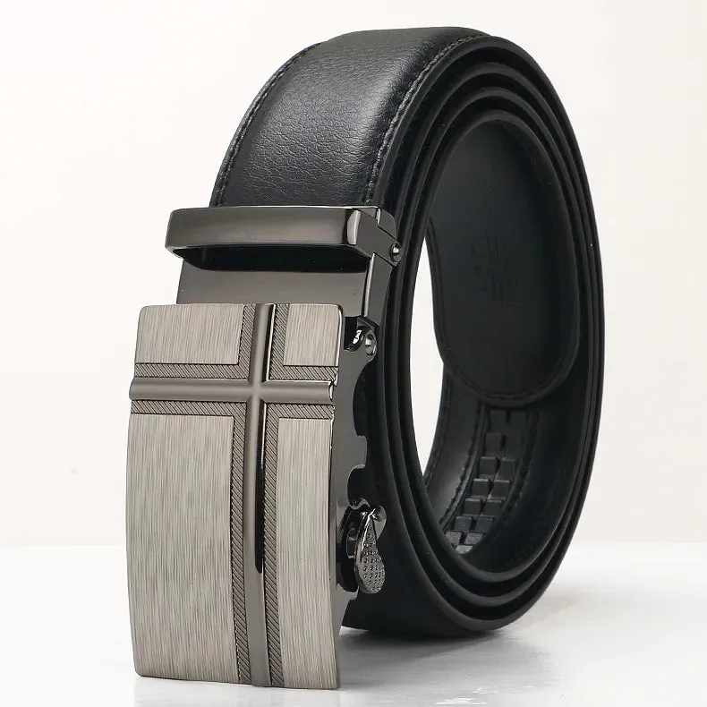 New Men's Leather Belt: Modern Elegance, Timeless Style