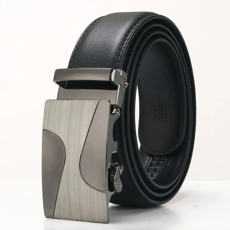 New Men's Leather Belt: Modern Elegance, Timeless Style