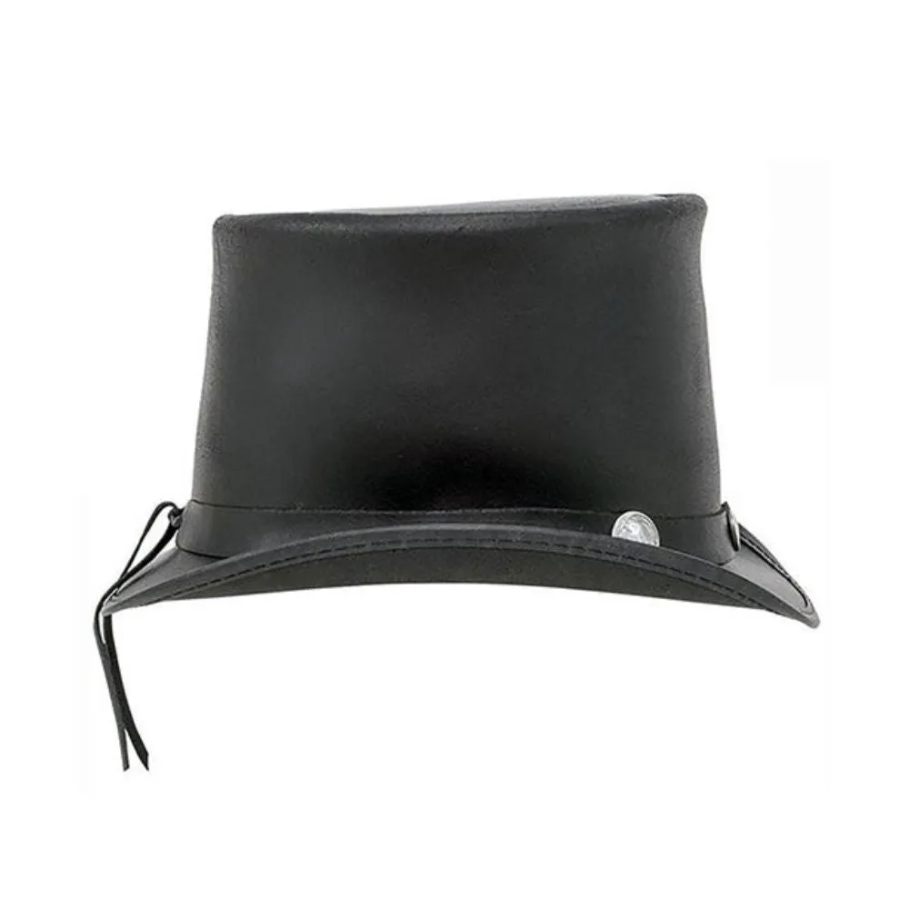 Premium Deadman Leather Top Hat