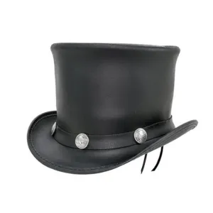 Premium Deadman Leather Top Hat