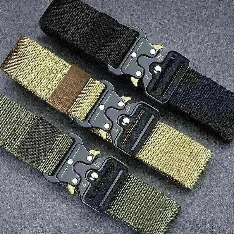 PREMIUM Men Casual Military Belt Tactical Waistband Rescue Rigger Nylon Belt USA