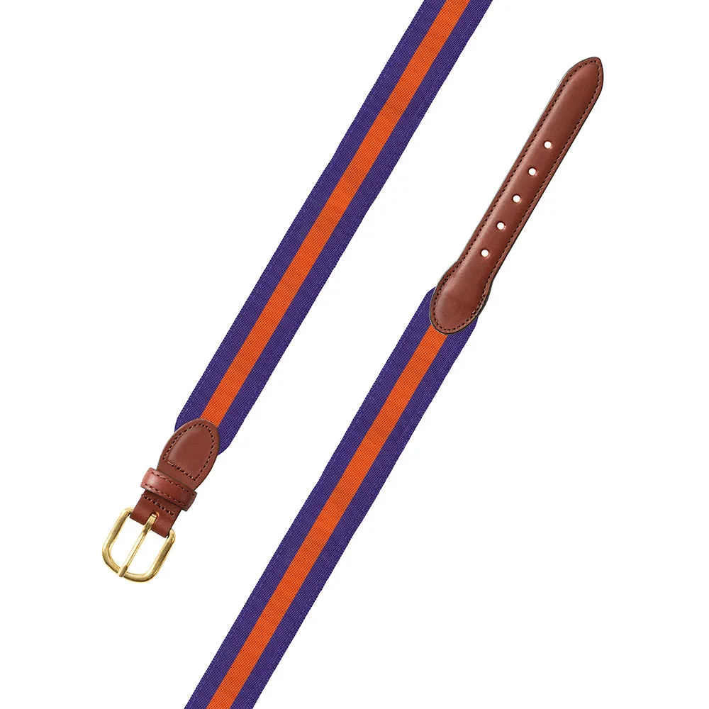 Purple & Orange Grosgrain Ribbon Children's Belt