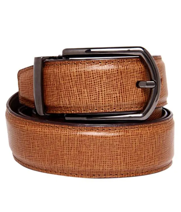 RL Leon Semi Formal Leather Mens Belt