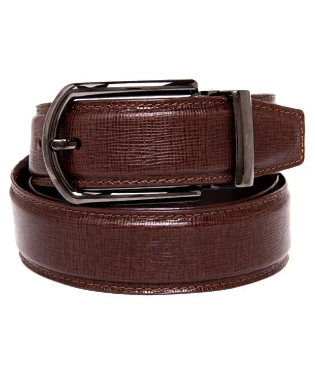 RL Leon Semi Formal Leather Mens Belt