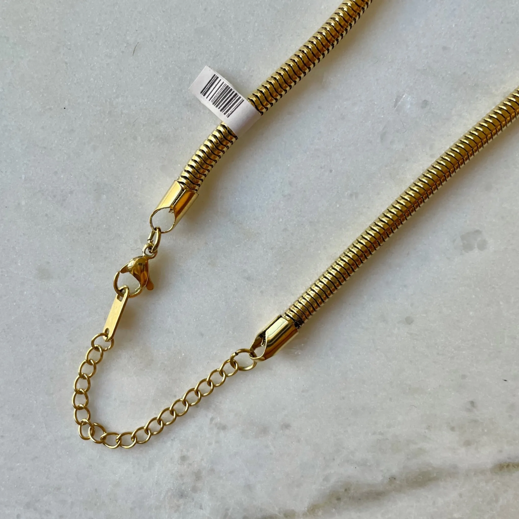 Round Snake Chain Necklace