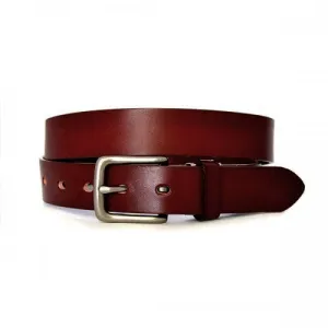 RUSSELL - Unisex Tan Genuine Leather Belt