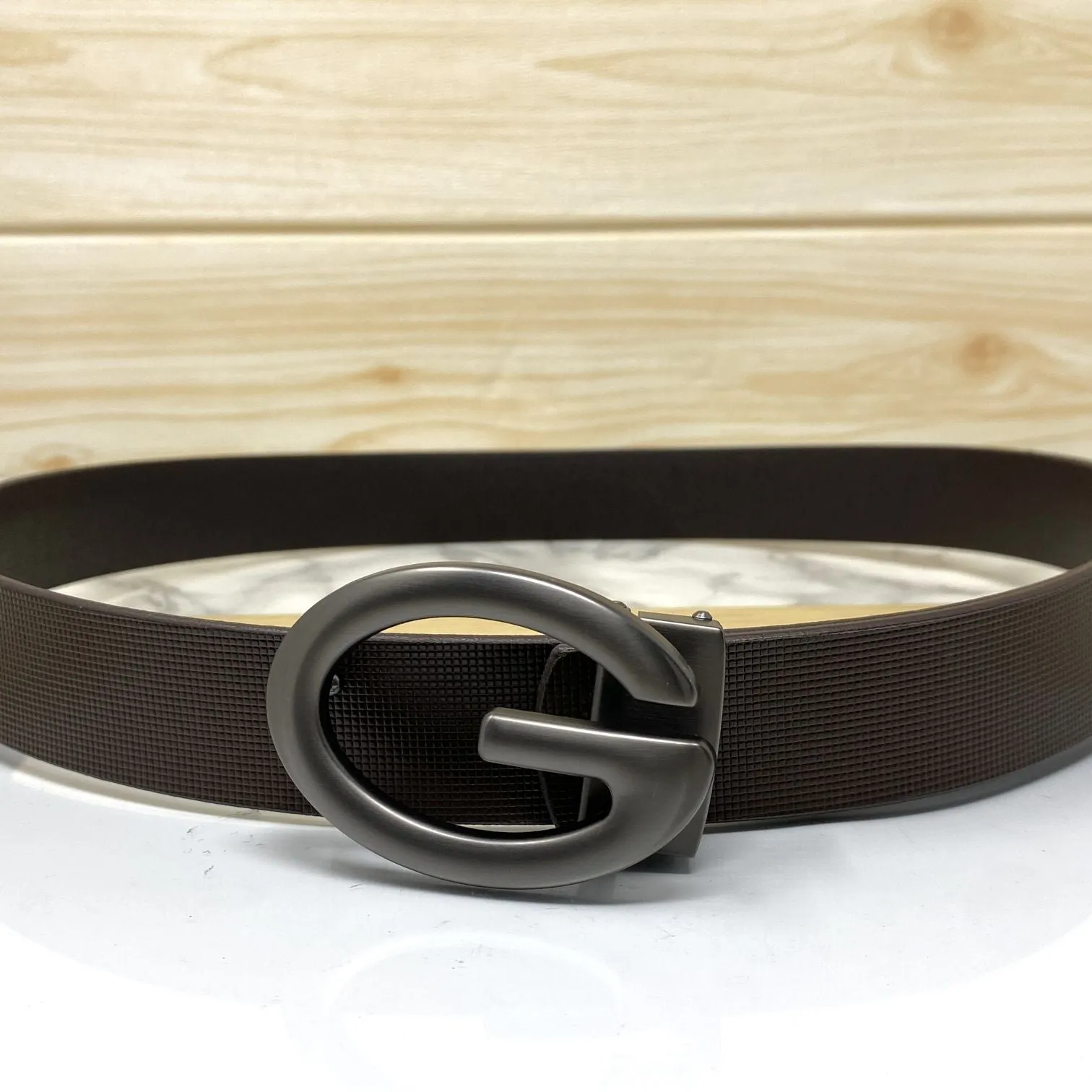 Simple G-Design Formal and Leather Strap Belt-JonasParamount