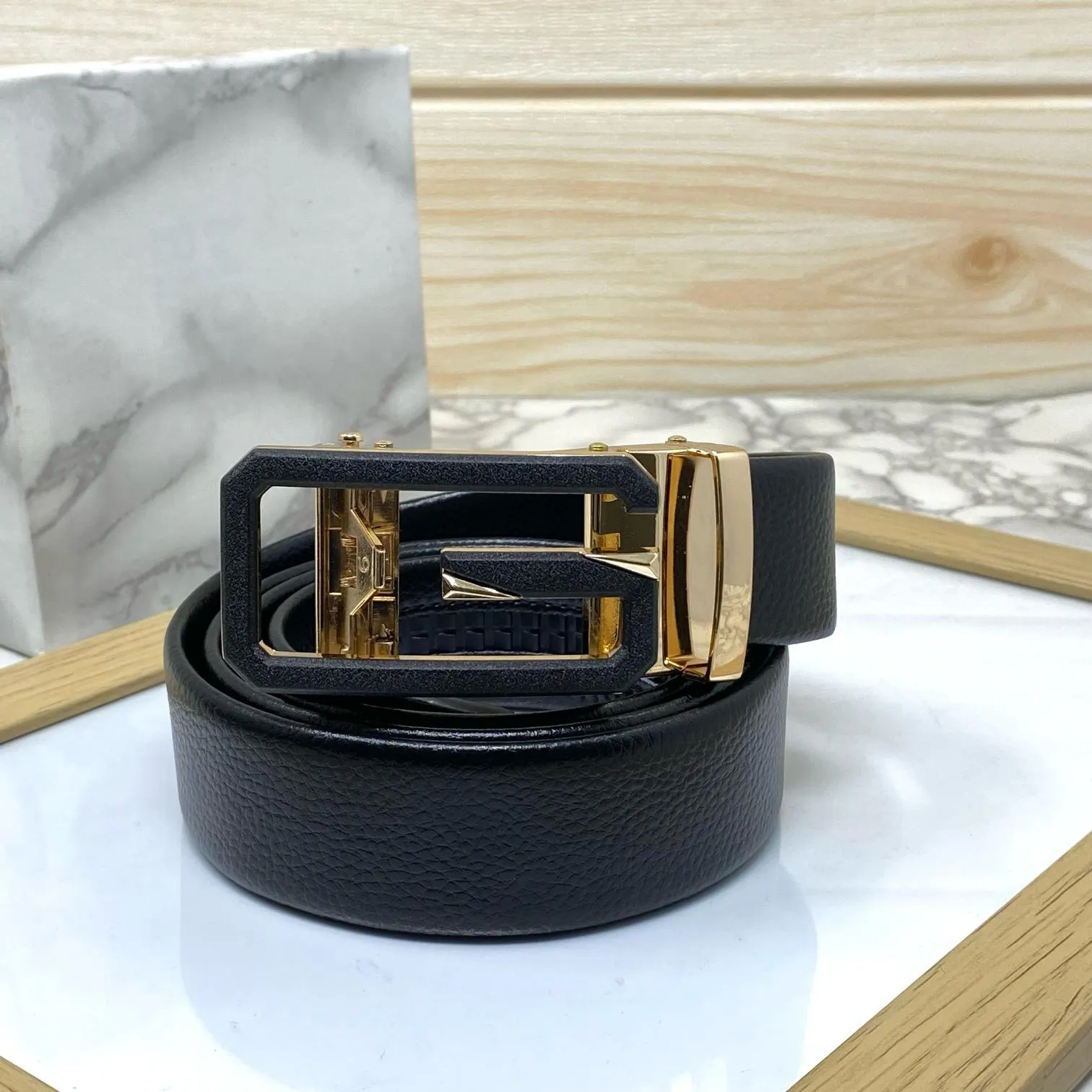 Single G Shape Fashionable Formal Belt For Men-JonasParamount