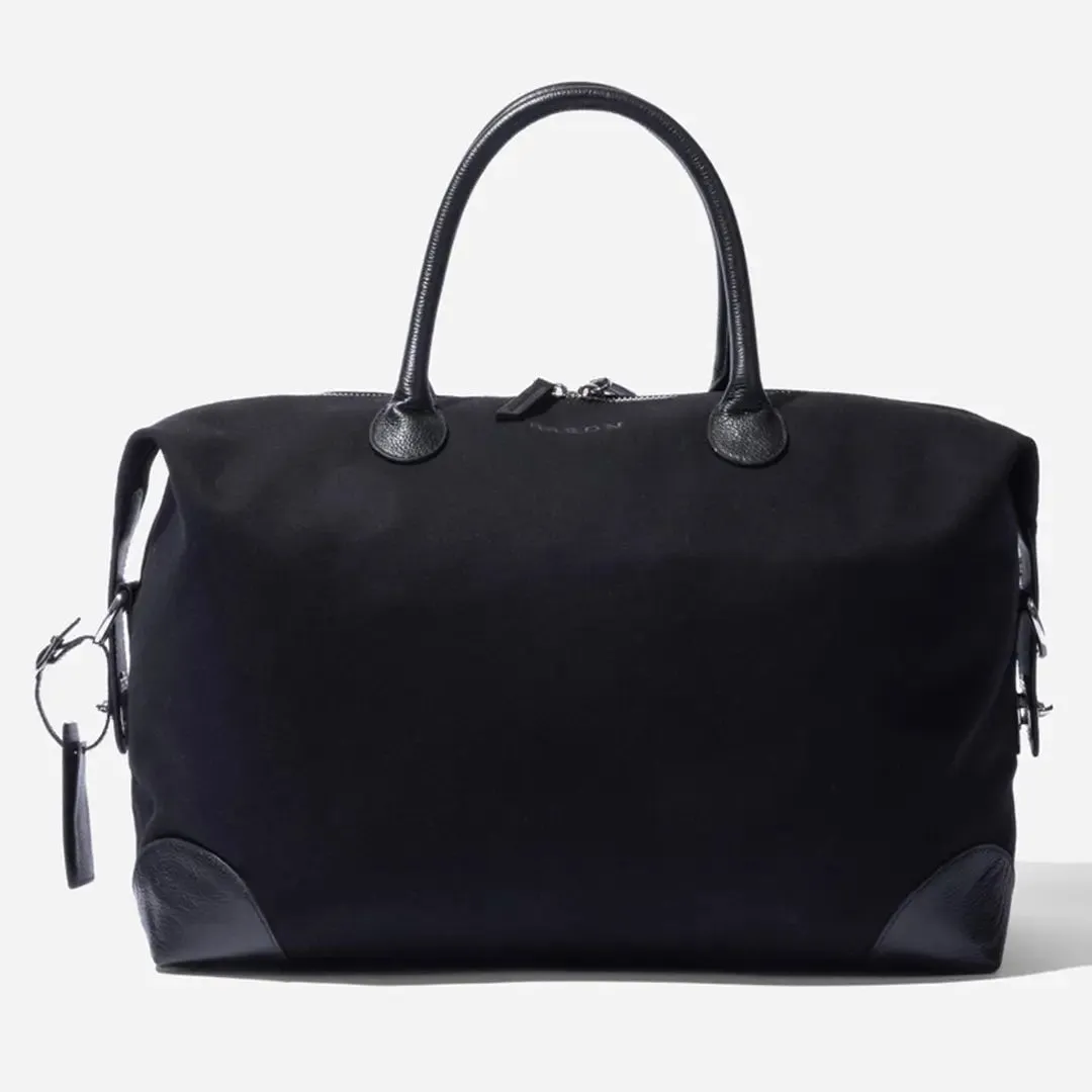 Small Weekend Bag - Black Canvas by Baron