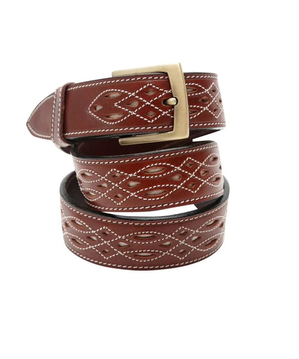 Spanish Openwork Leather Belt